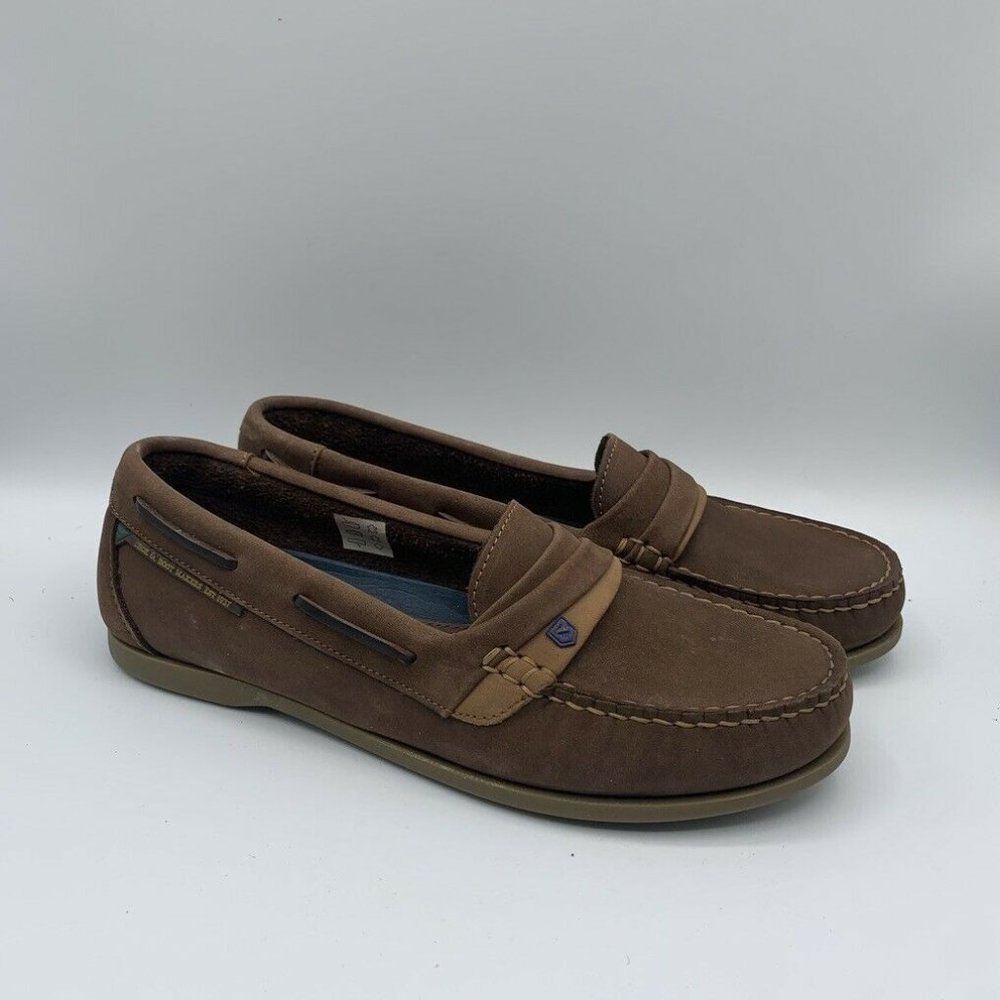 Dubarry Womens Hawaii Boat Shoes Size 39 US 7.5 Moccasins Loafers Brown